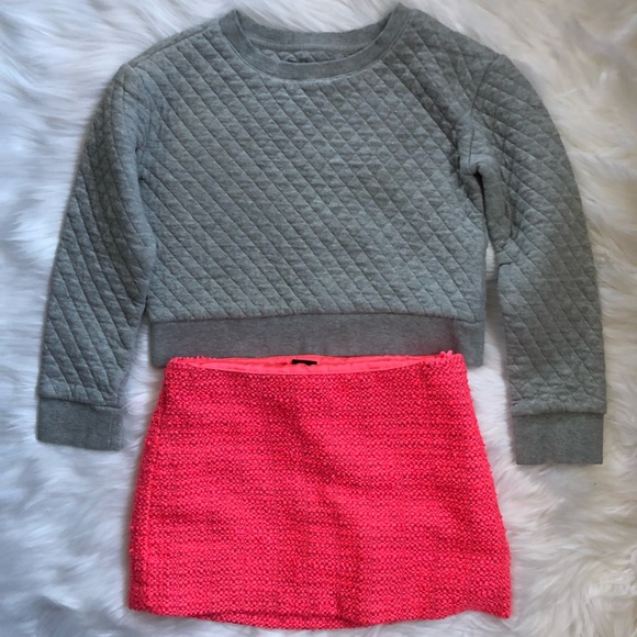 GAP Kids Grey Quilted Sweatshirt Top Size Small - Picture 4 of 4